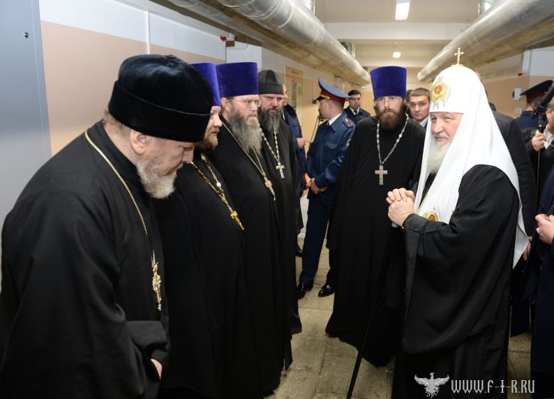 Святейший Патриарх Кирилл посетил следственный изолятор № 5 г. Москвы